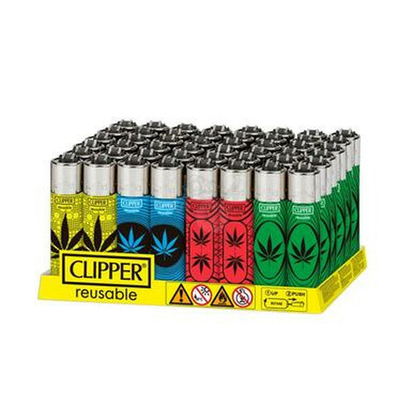 Clipper Colored Leaves Lighters - SmokeTime
