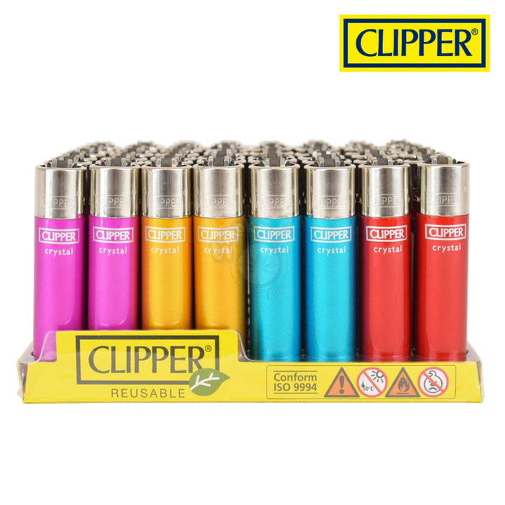 CLIPPER CRYSTAL 5 LIGHTERS COLLECTION - SmokeTime