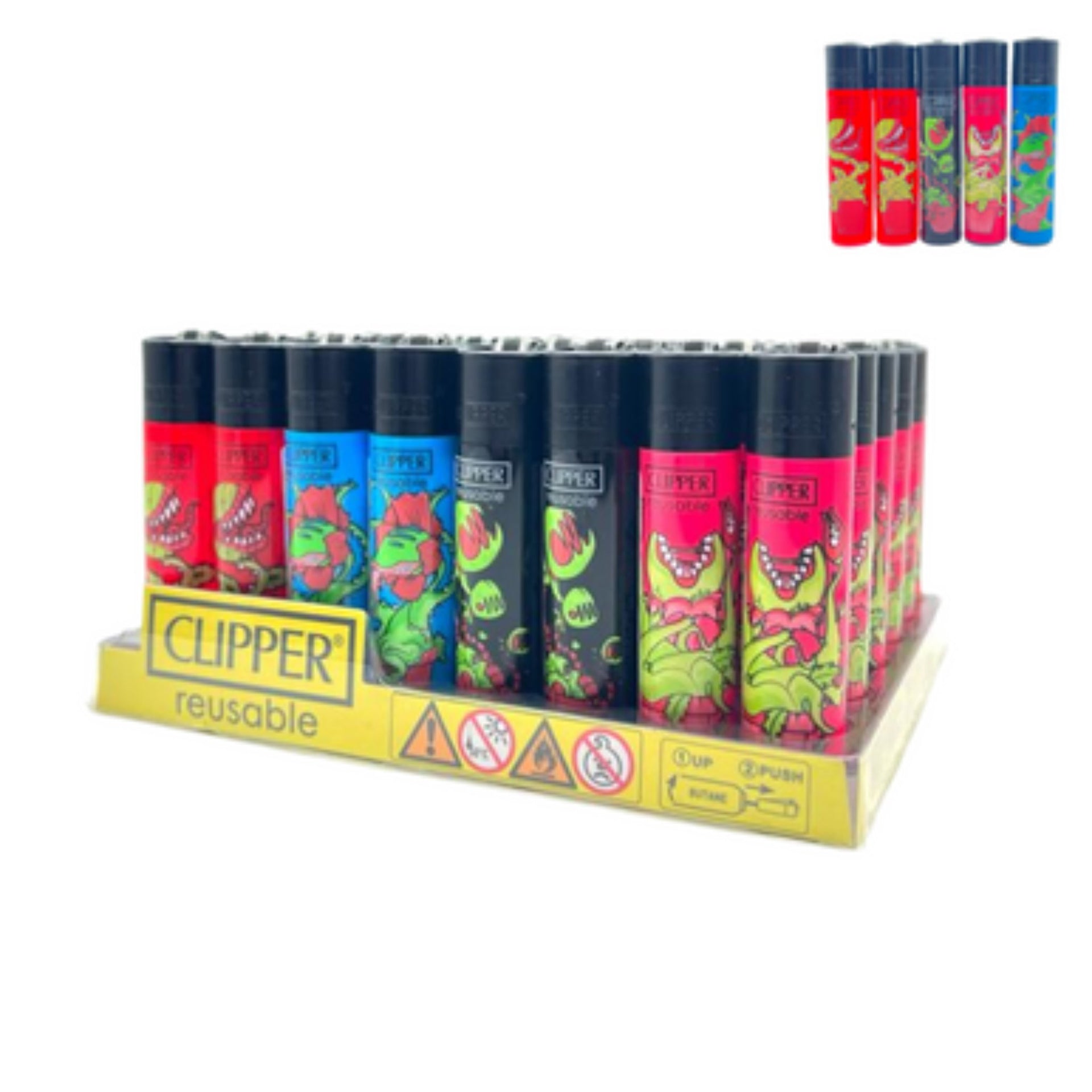 Clipper Evil Plants Series Lighters – SmokeTime