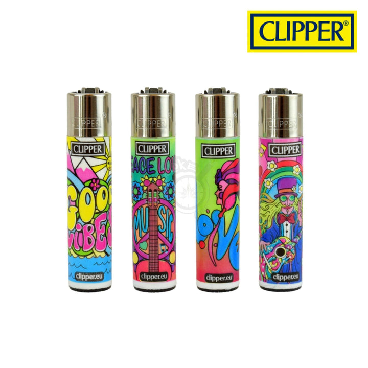Clipper Hippie Lighters #6 - SmokeTime