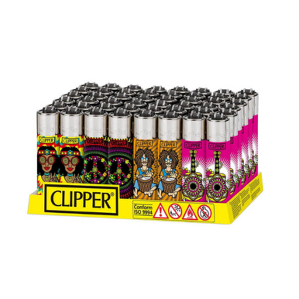 Clipper Hippie Peace Lighters - SmokeTime