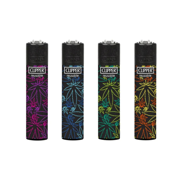 Clipper Lighter - Cannabis Flourescent - SmokeTime