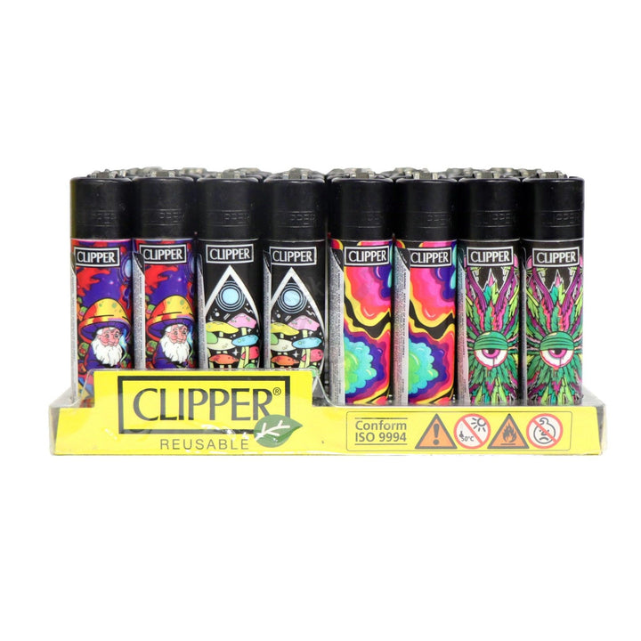 Clipper Lighter - Psychedelic 7 Design - SmokeTime
