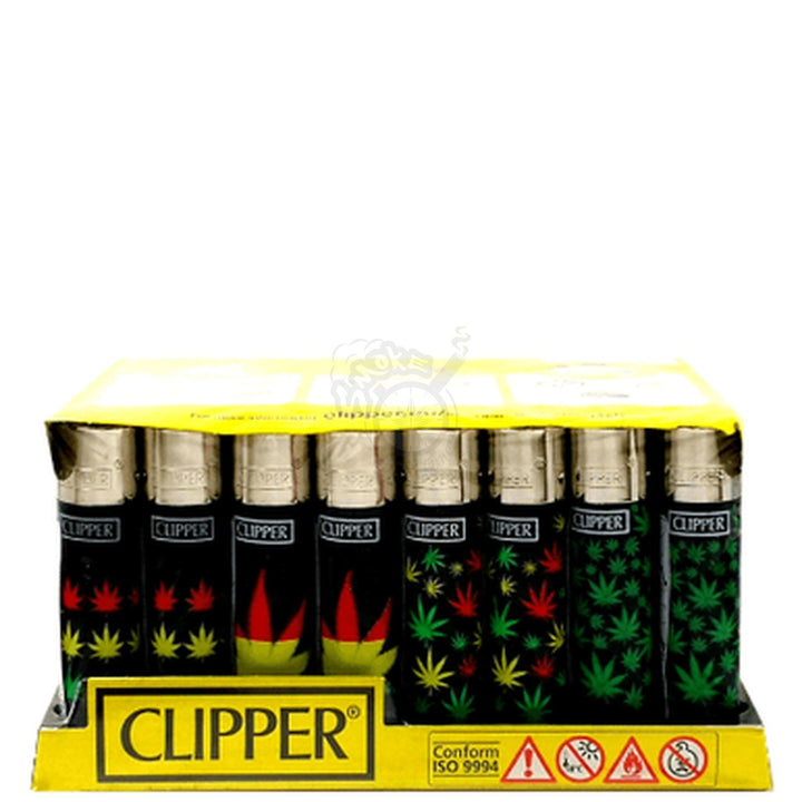 Clipper Rasta Leaves Series Lighters - SmokeTime