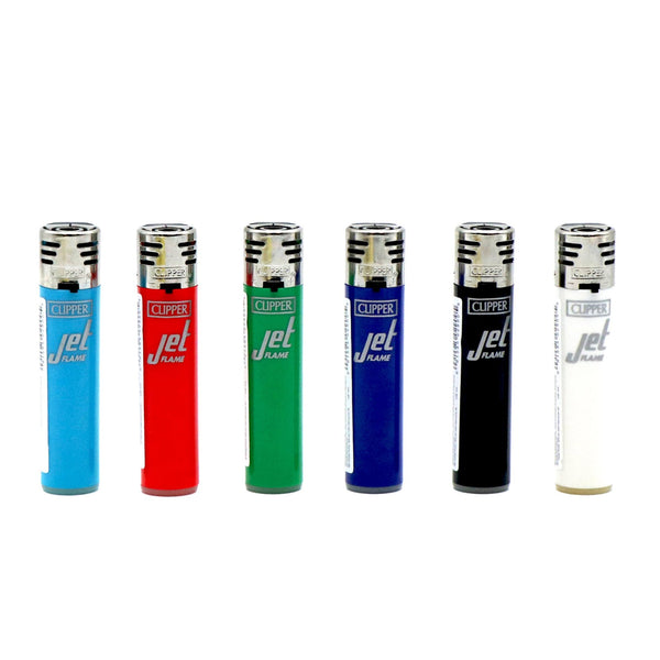 Clipper Solid Color Jet Flame Lighters - SmokeTime