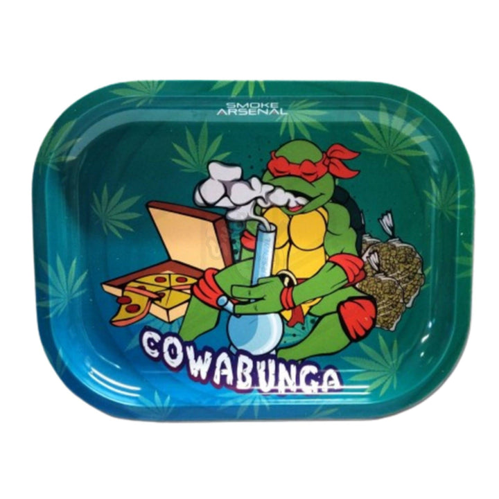 Cowabunga TMNT Metal Rolling Tray - Small - SmokeTime