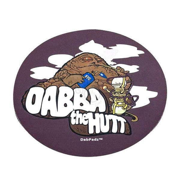 DabPadz 5" Round Fabric Top 1/4" Thick - Dabba the Hut - SmokeTime