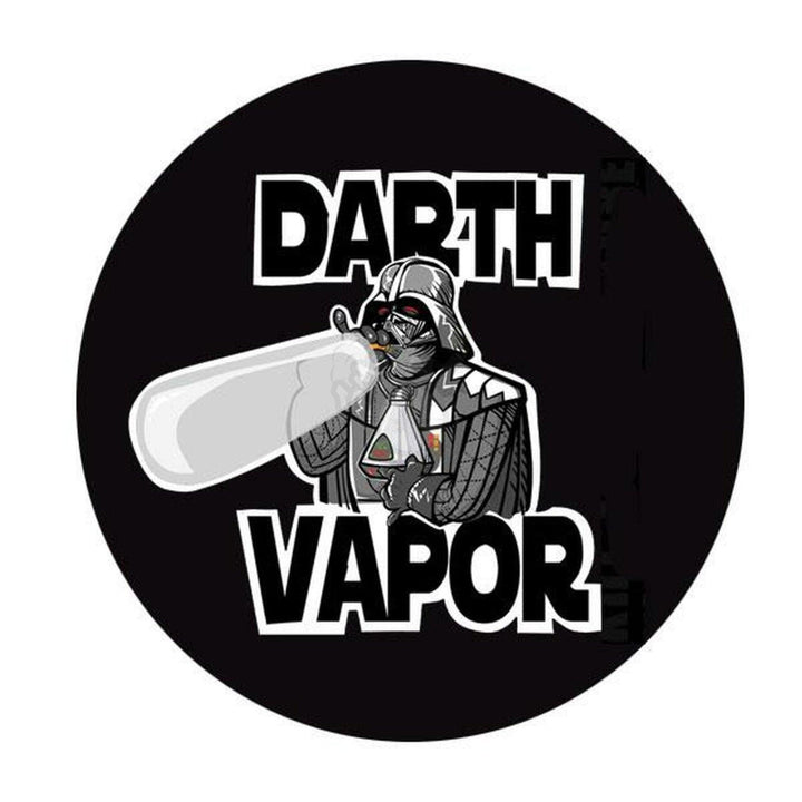 DabPadz 5" Round Fabric Top 1/4" Thick - Darth Vapor - SmokeTime