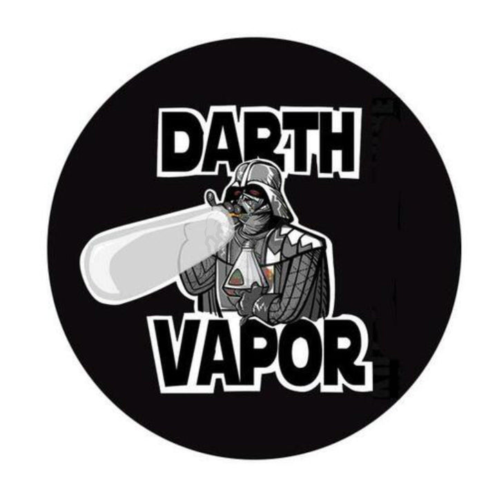 DabPadz 8" Round Fabric Top 1/4" Thick - Darth Vapor - SmokeTime
