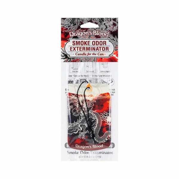 Dragon's Blood Smoke Odor Exterminator Car Air Freshener - SmokeTime