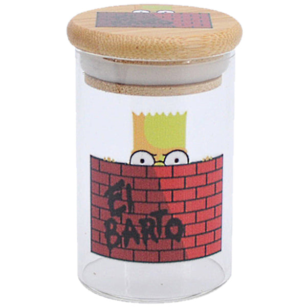 El Barto Glass Storage Jar - SmokeTime