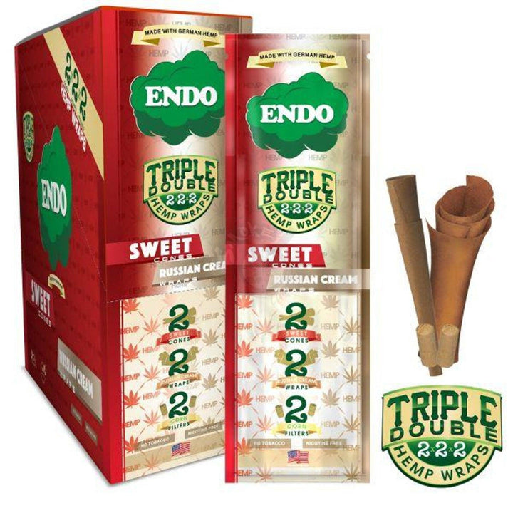 Endo Hemp Cones/Wraps Triple Double - 3 Flavors Available - SmokeTime