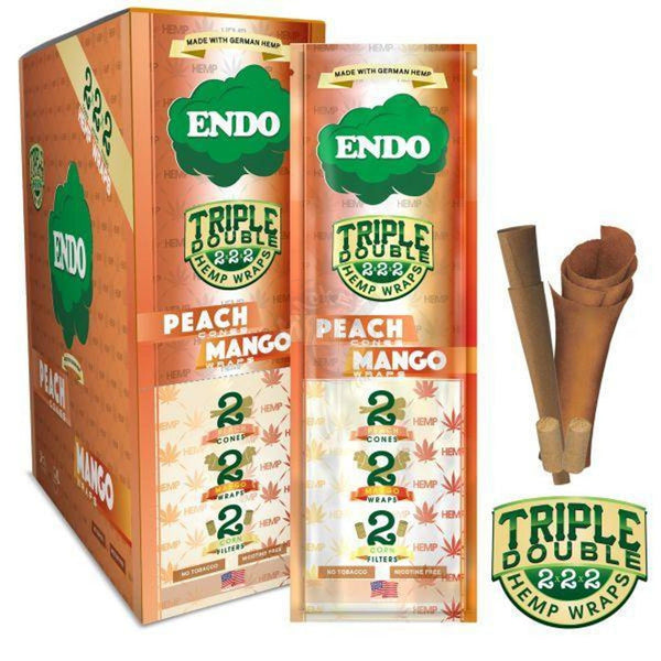 ENDO HEMP WRAPS 15 CT - PEACH
