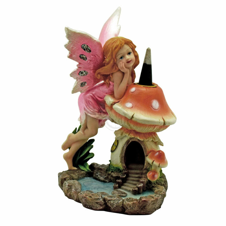 Fairy & Mushroom Back Flow Cone Burner (CBN-3073) - SmokeTime