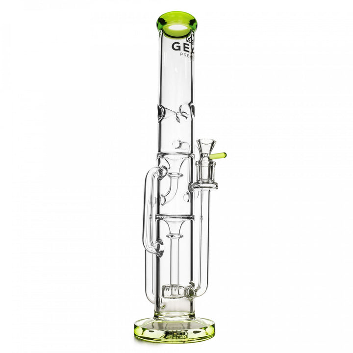 Gear Premium 15" Stemless Dual Chamber Recycler Water Pipe (G5086) - SmokeTime