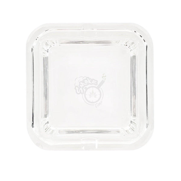 Glass Crystal Ashtray - Deep Cube (AT S-512) - SmokeTime