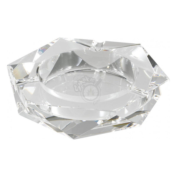 Glass Crystal Ashtray - Hexagon (AT S-501) - SmokeTime