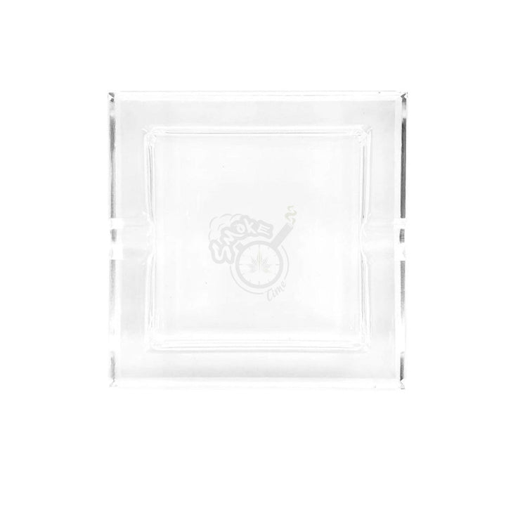 Glass Crystal Ashtray - Straight Square (AT S-502) - SmokeTime