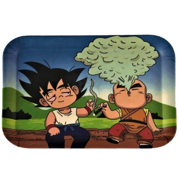 Goku&Krillin Large Bamboo Tray - SmokeTime