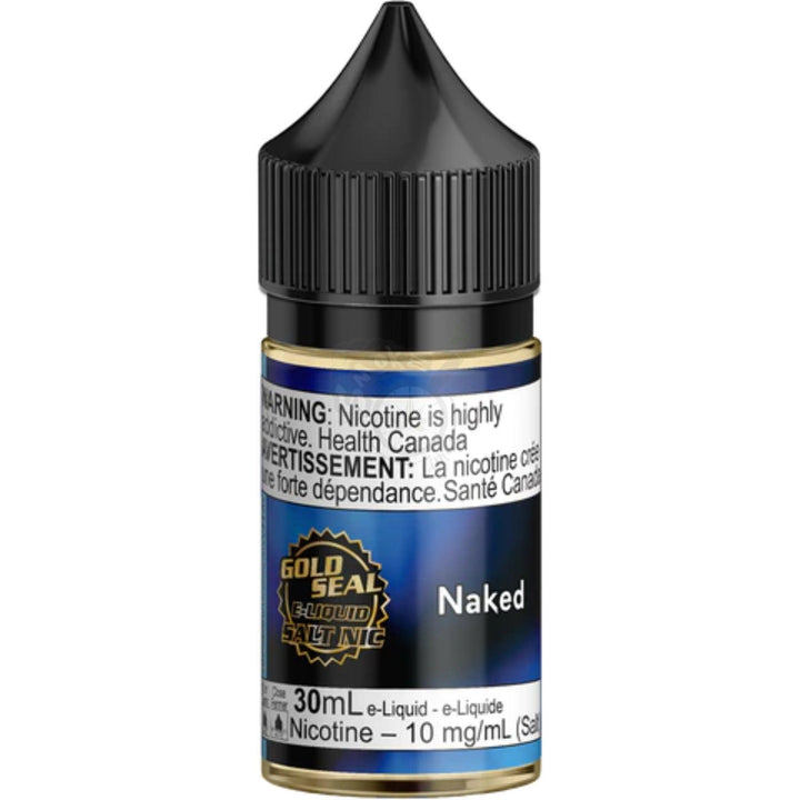 Gold Seal Nic Salt E-Juice - Naked (Unflavored) 30ML - SmokeTime