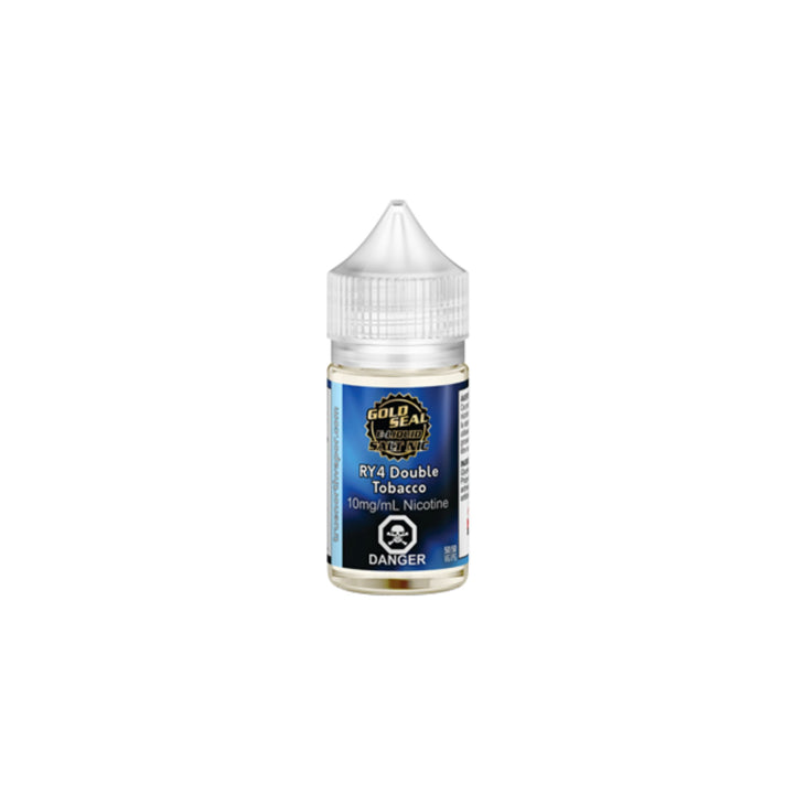 Gold Seal Nic Salt E-Juice - RY4 Double Tobacco 30ML - SmokeTime