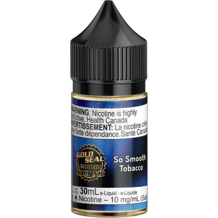 Gold Seal Nic Salt E-Juice - So Smooth Tobacco 30ML - SmokeTime