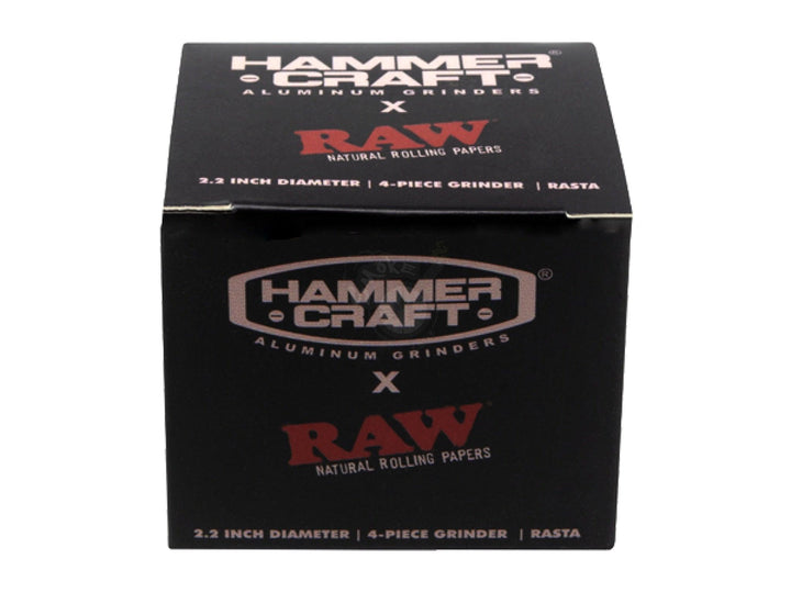 Hammercraft x RAW 4-Piece Grinder 2.0" - SmokeTime