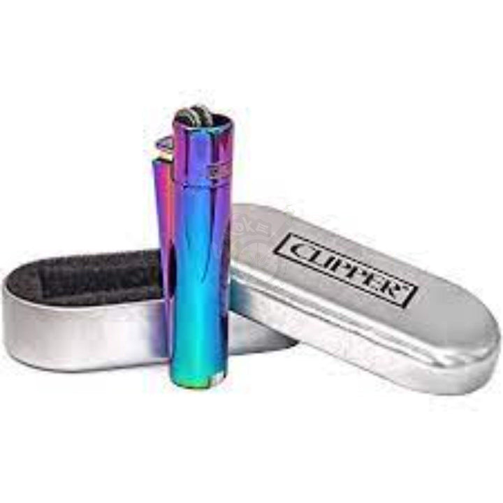 Icy Rainbow Metal Clipper - SmokeTime