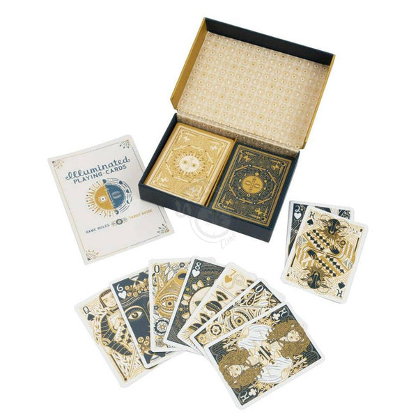 Illuminated Playing Cards: Two Decks for Games & Tarot - SmokeTime