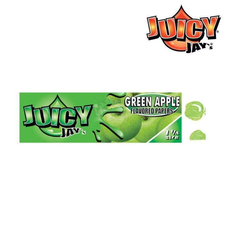 Juicy Jays Green Apple 1-1/4 Size 32/pack - SmokeTime