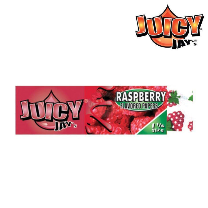 Juicy Jays Raspberry 1-1/4 Size 32/pack - SmokeTime