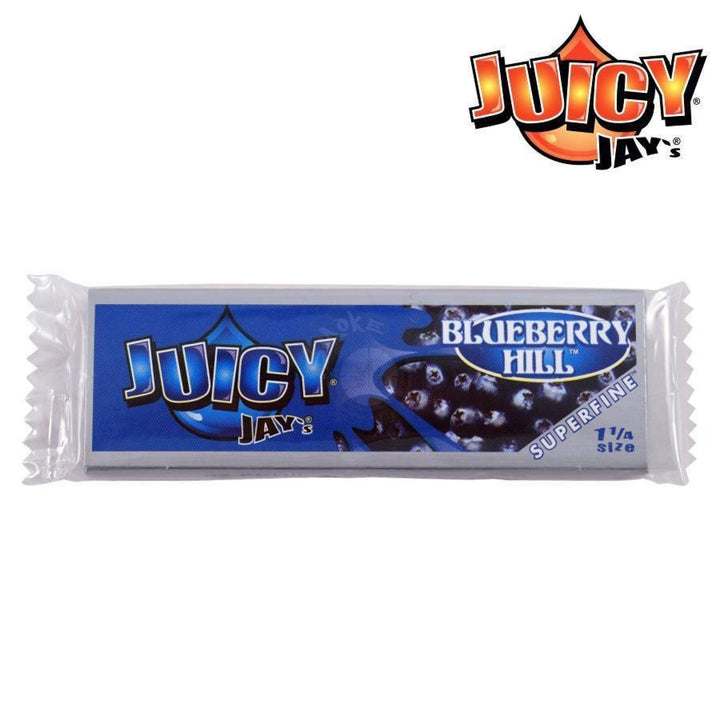 Juicy Jays Superfine Blueberry Hill 1-1/4 Size 32/pack - SmokeTime
