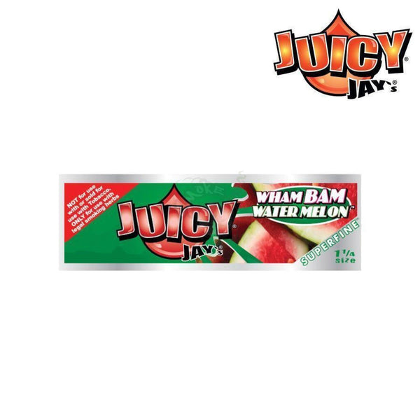 Juicy Jays Superfine Wham Bam Watermelon 1-1/4 Size 32pack - SmokeTime