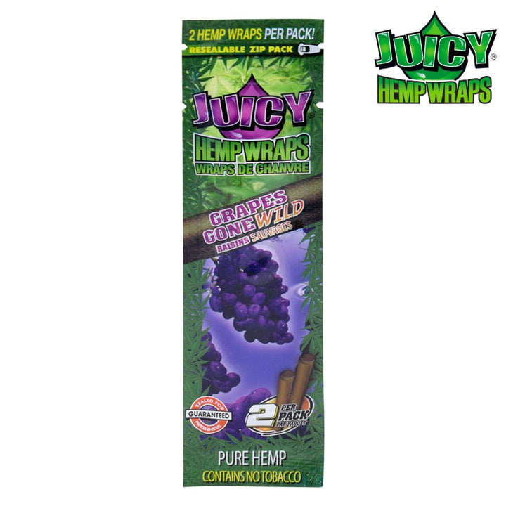 Juicy (Juicy Jays) Hemp Wraps - Grapes Gone Wild 2/pack - SmokeTime