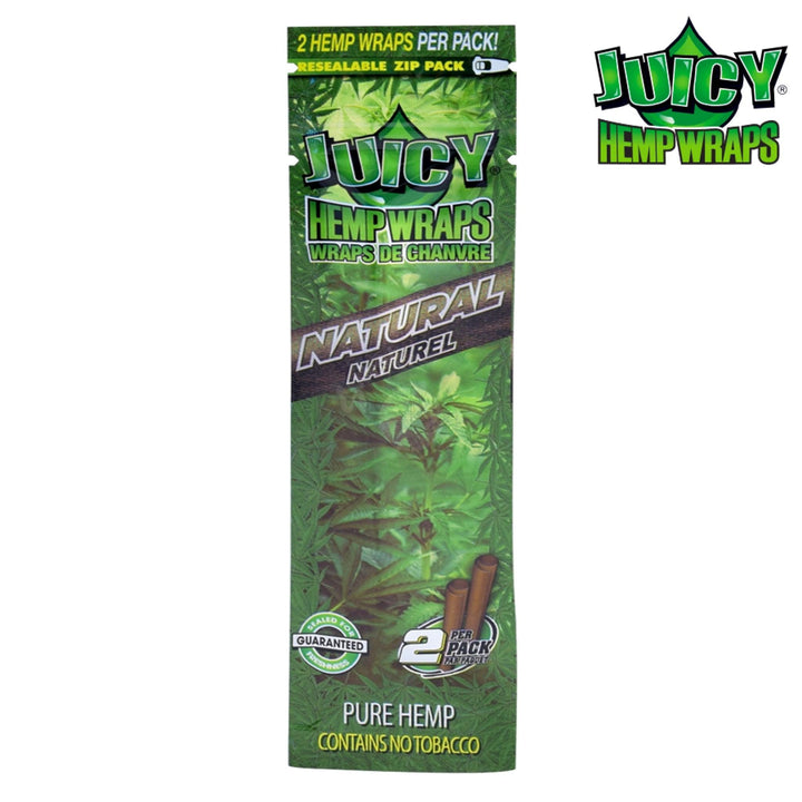 Juicy (Juicy Jays) Hemp Wraps - Natural 2/pack - SmokeTime