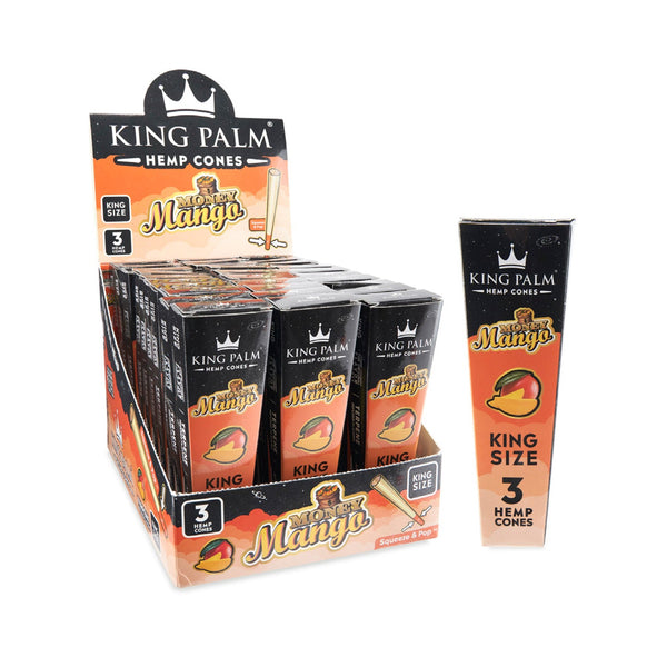 King Palm Cones - Money Mango - King Size 3/PK - SmokeTime
