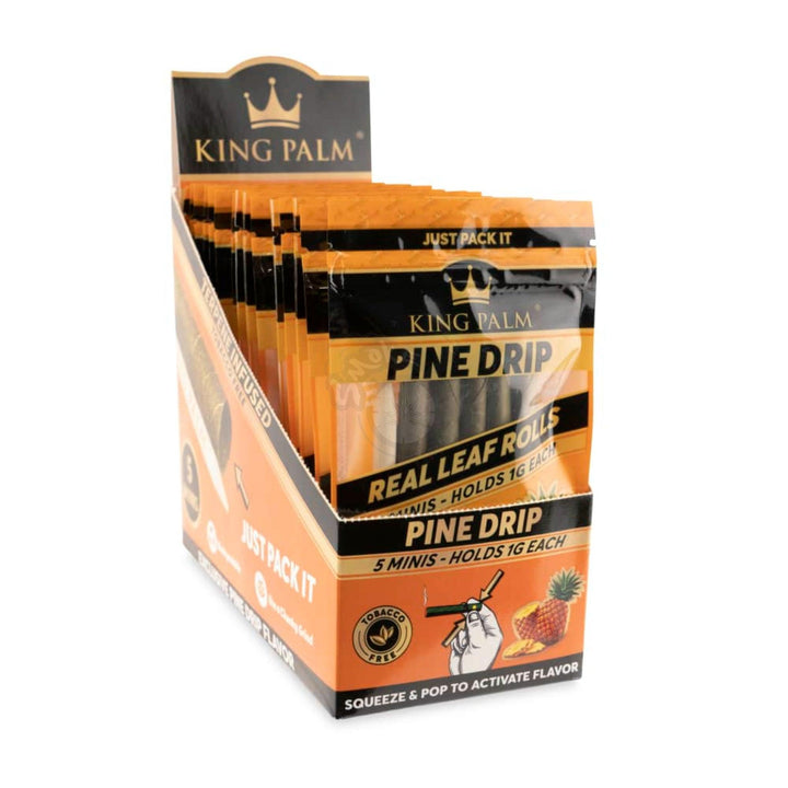 KING PALM MINI PRE-ROLL - PINE DRIP - 5 PER PACK - SmokeTime