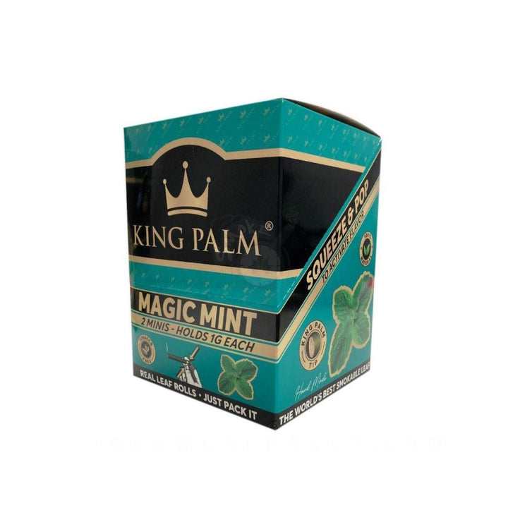 King Palm Wraps Mini Size Rolls Magic Mint Flavor 2/pack - SmokeTime