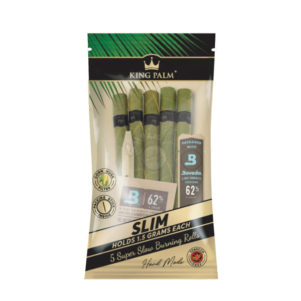 King Palm Wraps Slim 5/pack - SmokeTime