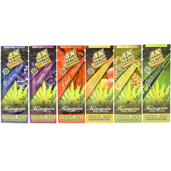 Kingpin - Hemp Wraps (6 Flavors Available) - SmokeTime