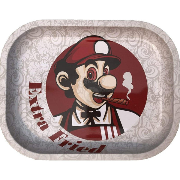 Mario Extra Fried Metal Tray Small - SmokeTime