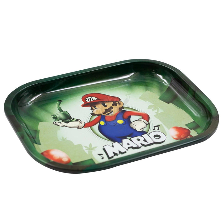 Mario Smoke Sesh Metal Tray-Small - SmokeTime