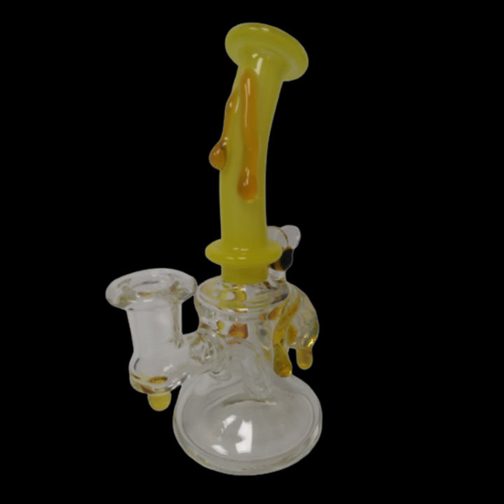 Maritimer Glass Works Hand Blown 6 1/4" HoneyBee Rig - SmokeTime