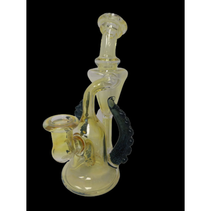 Maritimer Glass Works Hand Blown 7" Recycler With Tentacles - SmokeTime