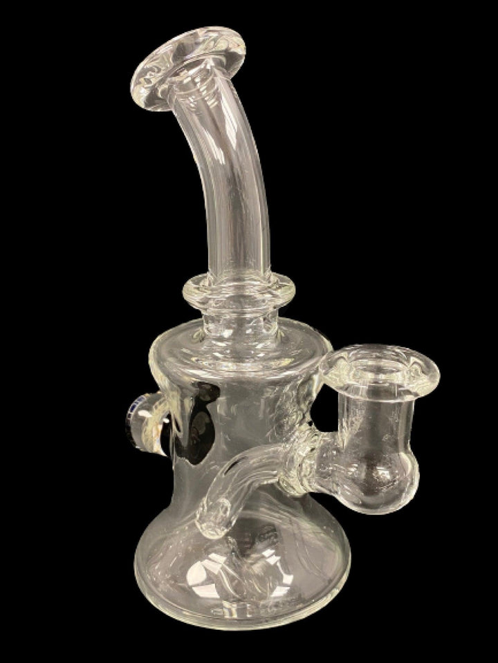 Maritimer Glass Works Hand Blown Banger-Hanger with Marble - SmokeTime