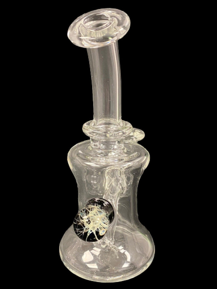 Maritimer Glass Works Hand Blown Banger-Hanger with Marble - SmokeTime