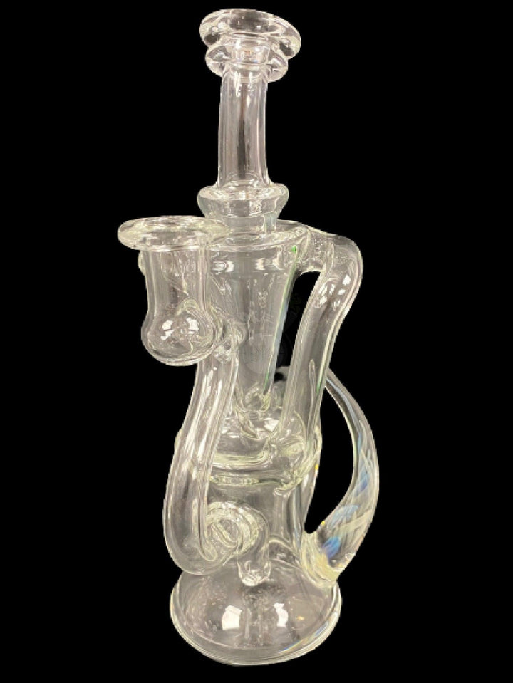 Maritimer Glass Works Hand Blown Floating Recycler with Horn - SmokeTime