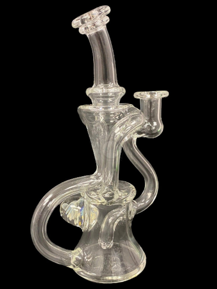 Maritimer Glass Works Hand Blown Floating Recycler with Marble - SmokeTime