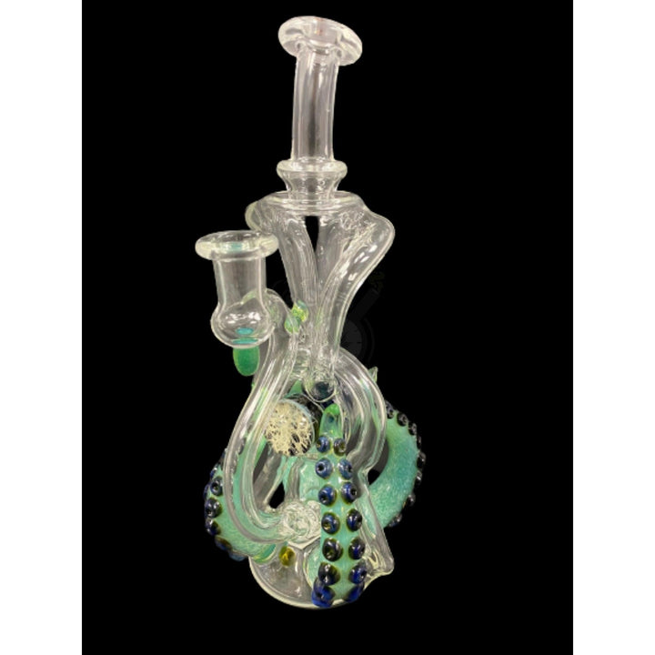 Maritimer Glass Works Hand Blown Multi-Arm Recycler With Tentacles - SmokeTime