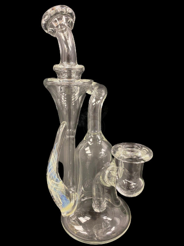 Maritimer Glass Works Hand Blown Recycler with Horn - SmokeTime